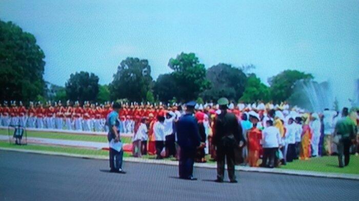 Pasukan Berkuda Paspampres Lakukan Persiapan Jelang Kedatangan Raja Salman