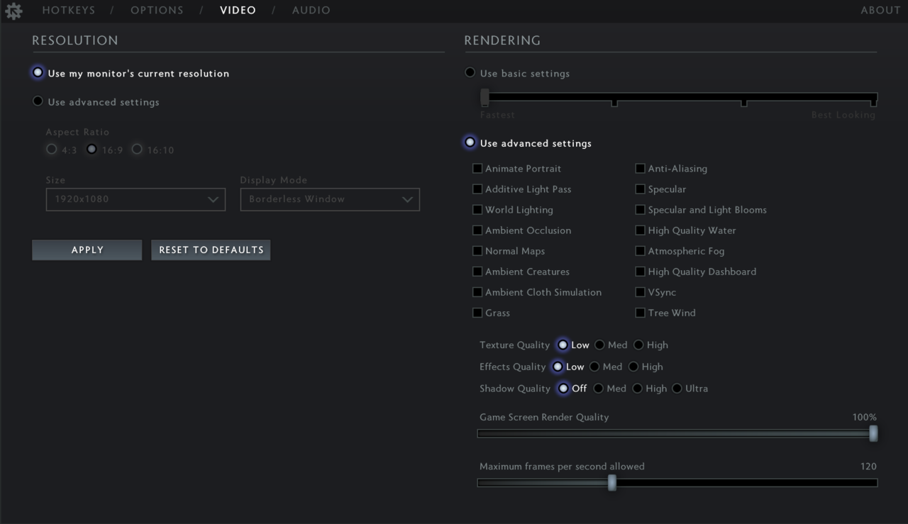 Параметры запуска дота 2 2023. Разрешение экрана дота 2 параметры. Как изменить разрешение монитора в доте 2. Как посмотреть ФПС В доте. Сбалансированные настройки графики доты 2.