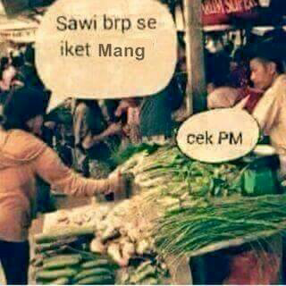 Tak takut miskin, pria ini minta pembeli hargai dagangannya sendiri