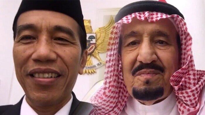Ketika Jokowi Iseng 'Nodong' Raja Salman Ikut Nge-Vlog