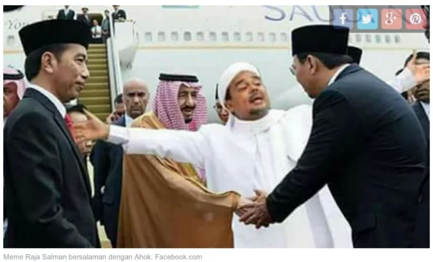 Ahok Ingin Djarot Ikut Bahagia Bisa Jabat Tangan Raja Salman