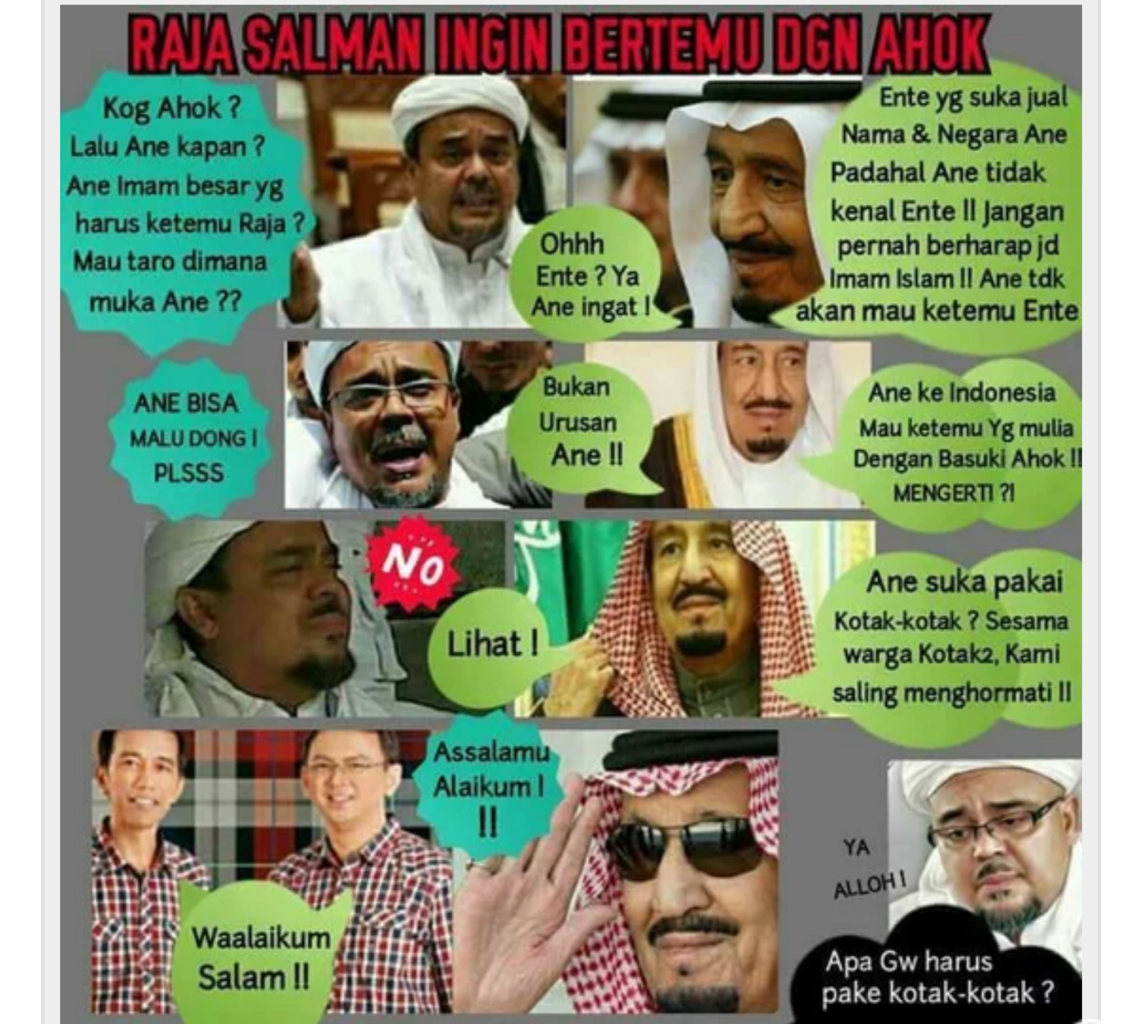 Apa Manfaat Politik Ahok Dan Rizieq Bertemu Raja Salman Page 2