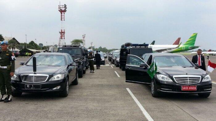 Iringan Konvoi Kendaraan Raja Salman Panjangnya Lebih dari 4 Km