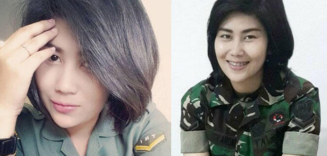 7 Wanita Cantik Anggota TNI, Bikin Jantung Berdebar