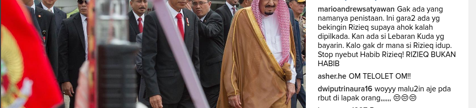 Hanya Netizen Indonesia Yang Berani Buat Ini di Instagram Raja Salman 