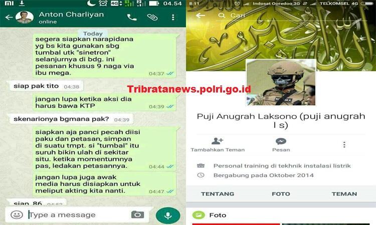 Polisi Tangkap Perekayasa Chat Hoax Kapolri dan Kapolda Jabar