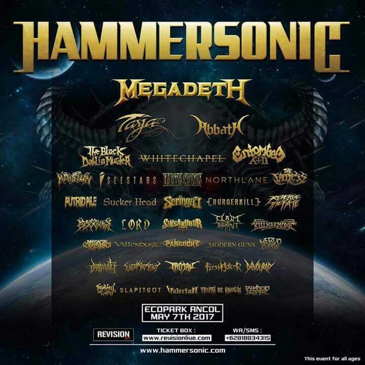 HAMMERSONIC FEST 2017 (Mengulik Sedikit Tentang GUEST STAR)