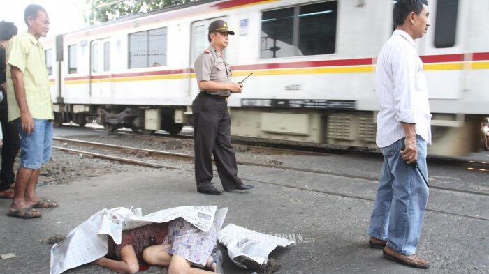 Seorang Pria Tanpa Identitas Tewas Disambar Kereta Api di Tangerang Selatan