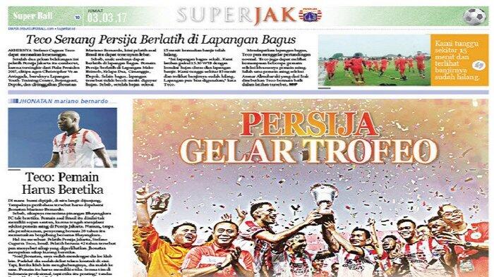 Trofeo Persija Digelar Sebelum Liga 1 Indonesia Dimulai