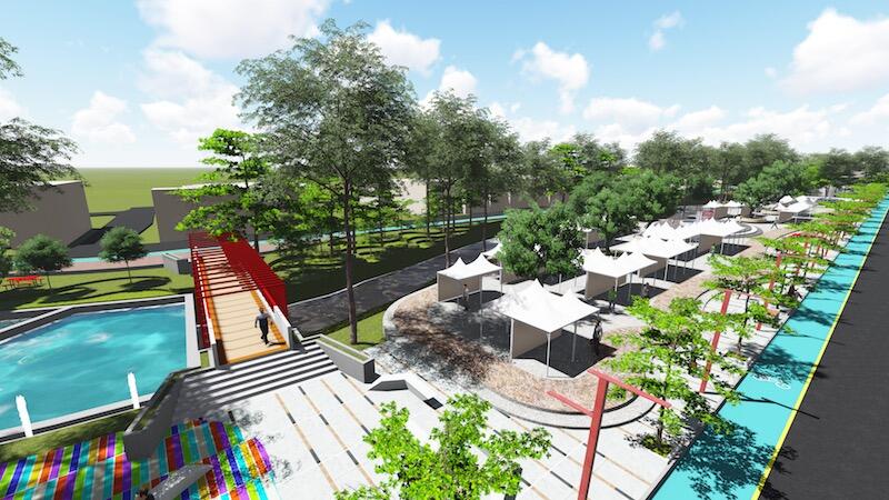 Bantaran Sungai Cikapundung di Bandung Bakal Jadi Keren Seperti Ini