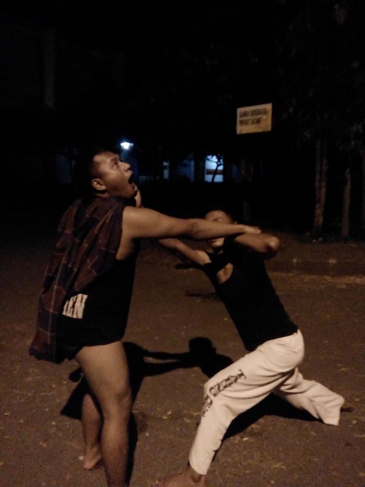 PENAMPAKAN &amp; KESURUPAN Saat Ane latihan Bela Diri Tengah Malam 