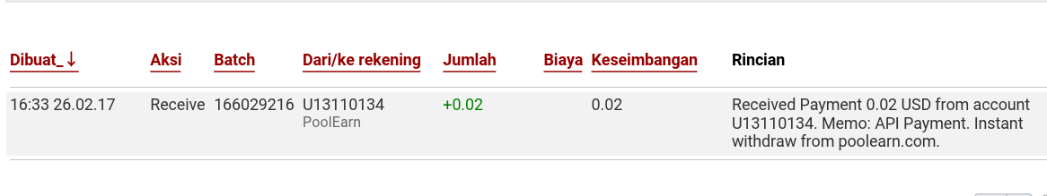 &#91;PoolEarn&#93; Meraup Recehan Dollar, Tanpa Depo Langsung WD