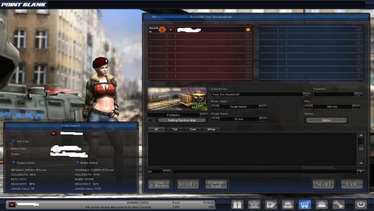 CHAR POINT BLANK BRIGADIR (BINTANG 1) MURAH