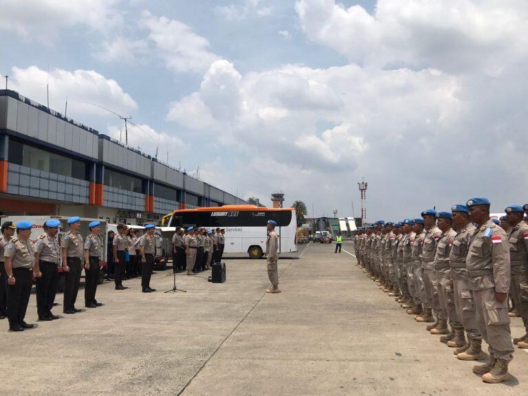 Pasukan FPU VIII Kebanggaan Indonesia Telah Tiba di Tanah Air dari Sudan