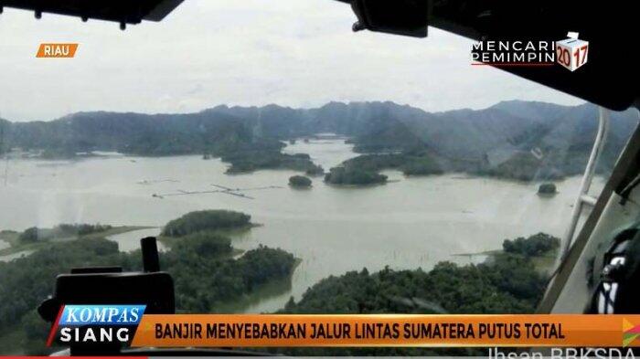 Luapan Banjir dan Hujan Genangi 11 Desa di Kabupaten Rokan Hilir