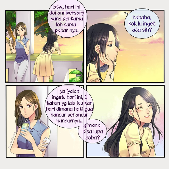 Cewek Cantik Ini Masih SMA Udah Jadi Komikus Profesional