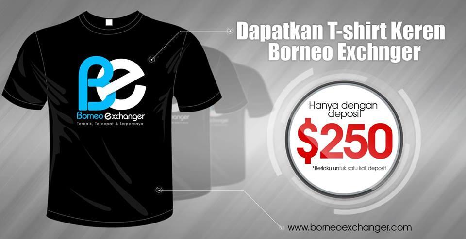 FREE KAOS UTUK SELURUH KLIEN BORNEO EXCHANGER !!
