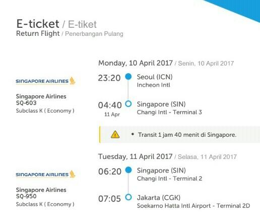 CARI 1 KAWAN LAGI BACKPACKER KOREA 2 APRIL - 10 APRIL 2017