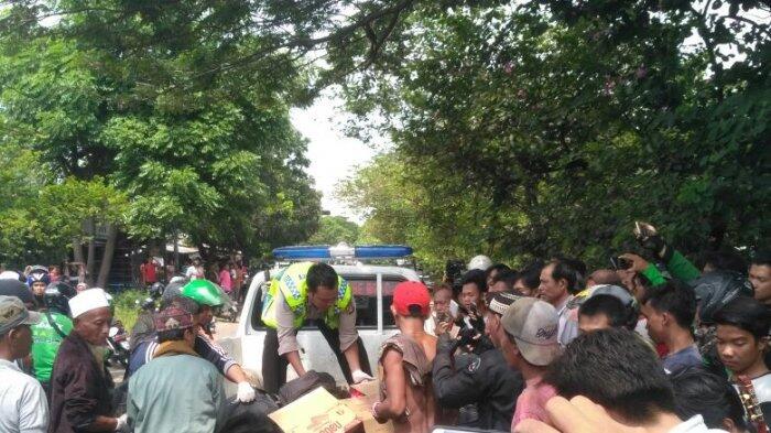 Guru Sekolah Tewas Dilindas Bus Akibat Ditabrak Pengendara Motor yang Lawan Arus