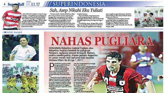 Roberto Pugliara Kehilangan Harapan Kembali ke Persipura