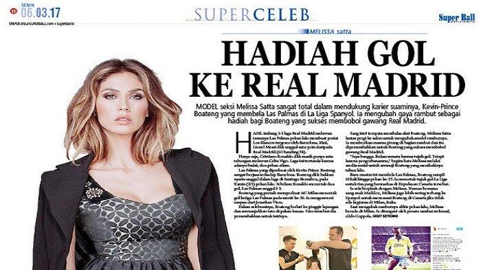 Hadiah Melissa Satta untuk Kevin-Prince Boateng
