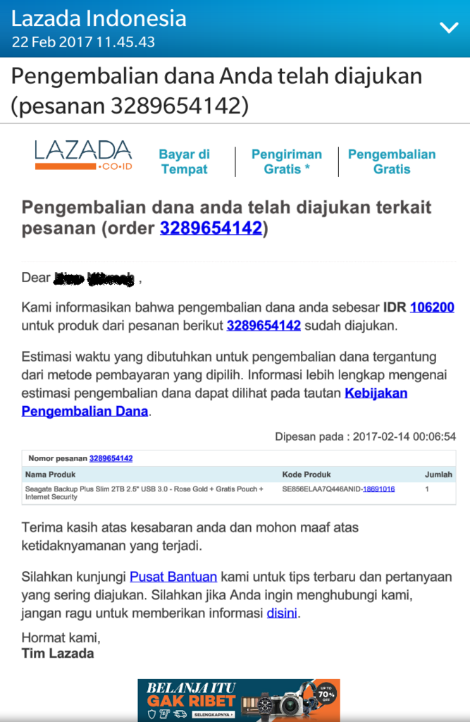 Belanja Itu Gak Ribet , Tapi...