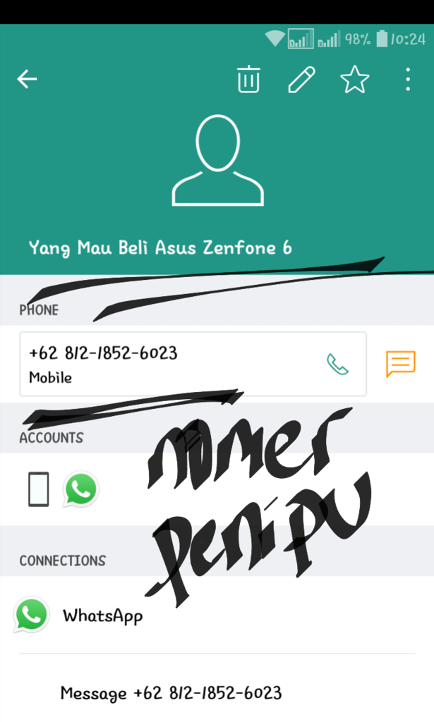 Berikut ane mau share pengalaman ane hampir aja kena tipu