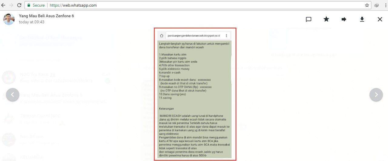 Berikut ane mau share pengalaman ane hampir aja kena tipu
