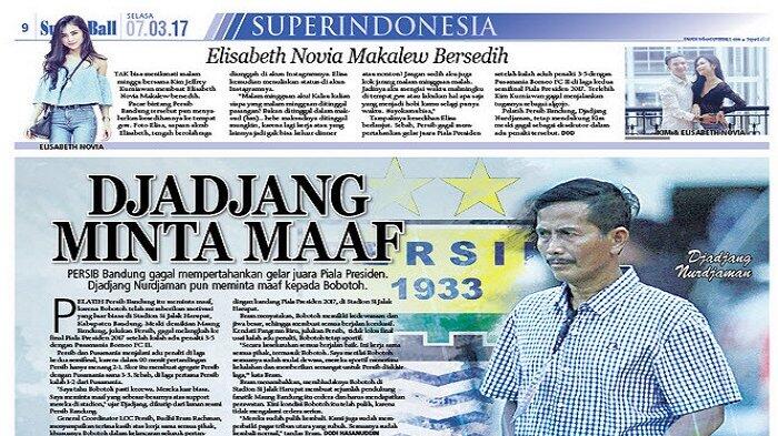 Djadjang Nurdjaman Minta Maaf