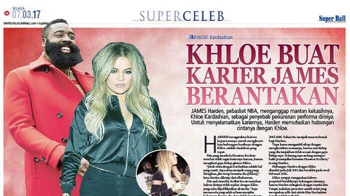 James Harden Tuding Kloe Kardashian Penyebab Prestasinya Anjlok
