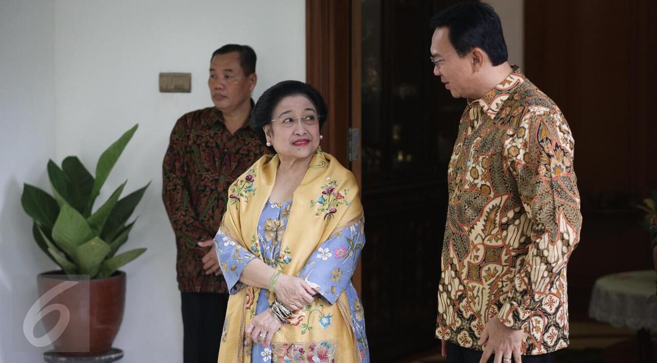 Ahok Dampingi Megawati Sambut Kedatangan Presiden Afrika Selatan