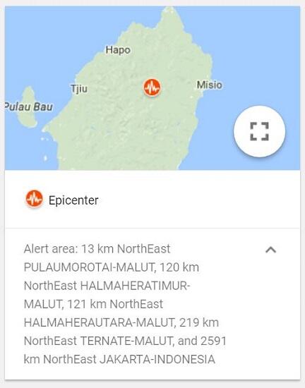 Pagi Ini, Pulau Morotai Diguncang Gempa 5,4 SR