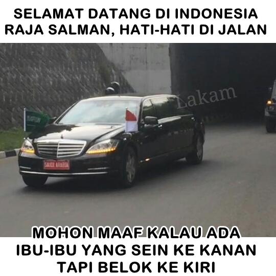 9 Meme kocak ini ikut sambut kedatangan Raja Salman, bikin ngakak