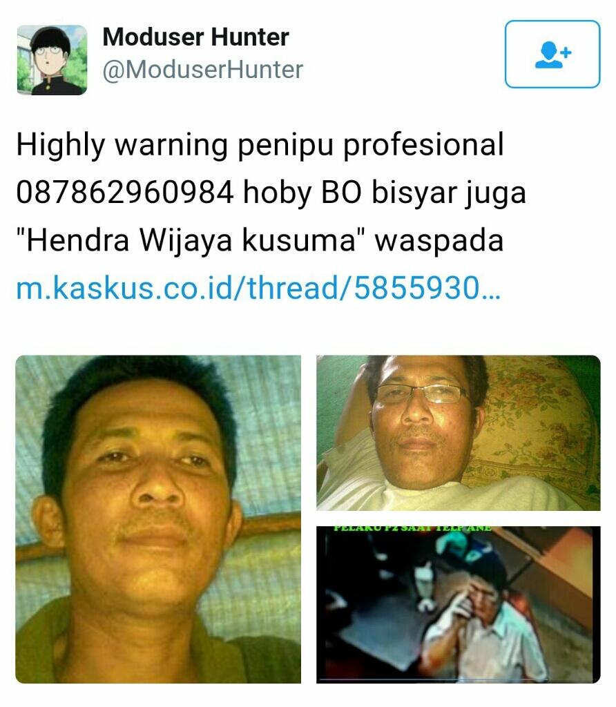 BURONAN!!! Dicari Penipu Ulung Hendra Wijaya Kusuma Pencuri HP Berkedok COD