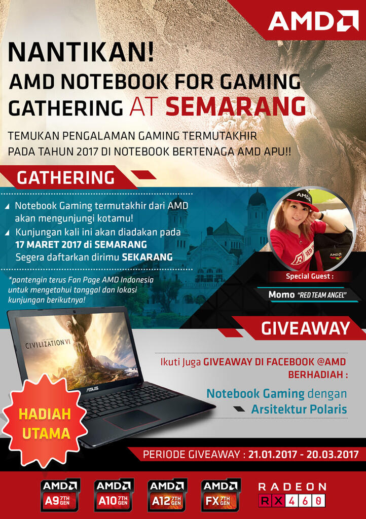 Mau Cobain Gaming Seru Pakai Notebook Asus X550IU GRATIS? Ikut Acara Ini Yuk!