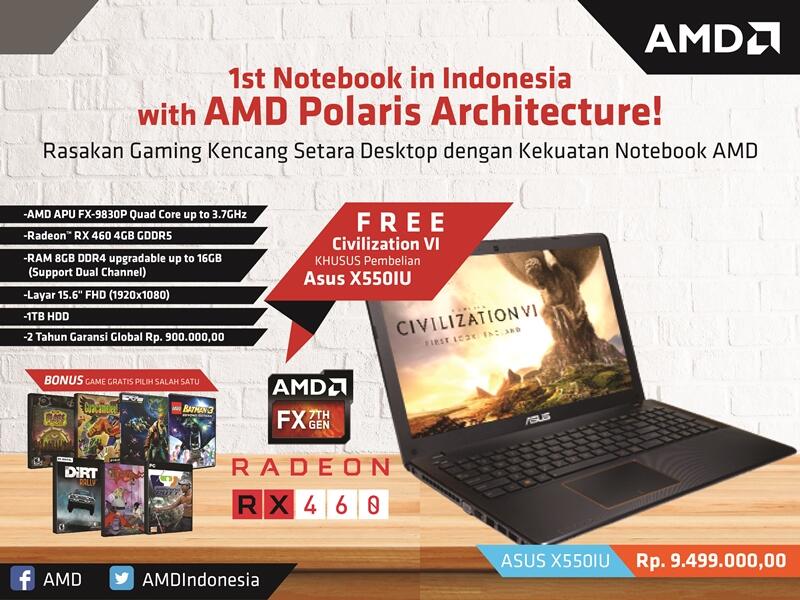 Mau Cobain Gaming Seru Pakai Notebook Asus X550IU GRATIS? Ikut Acara Ini Yuk!