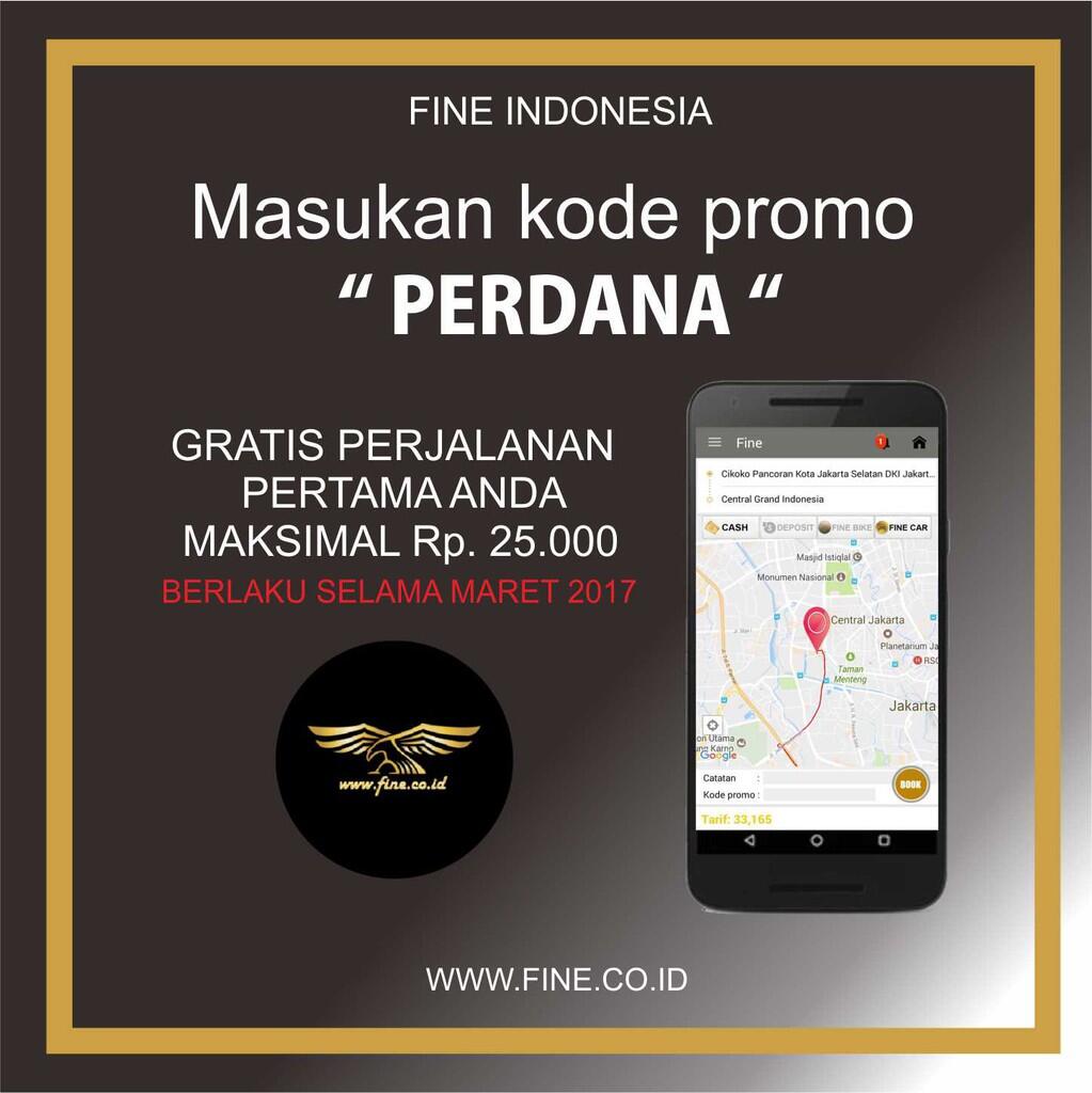 pendaftaran transportasi baru fine indonesia finecar&finebike bukan gojek,grab,uber