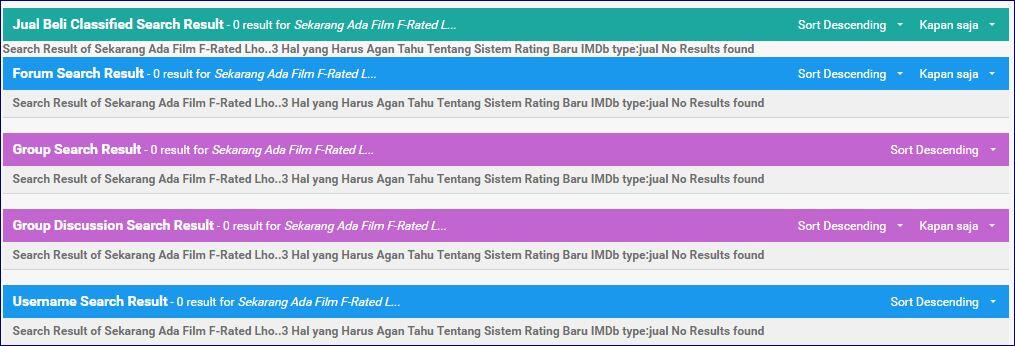 Sekarang Ada Film F-Rated Lho..3 Hal yang Harus Agan Tahu Tentang Sistem Rating Baru