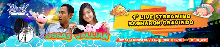 [GRAVINDO] 1st Live Streaming Ragnarok Gravindo