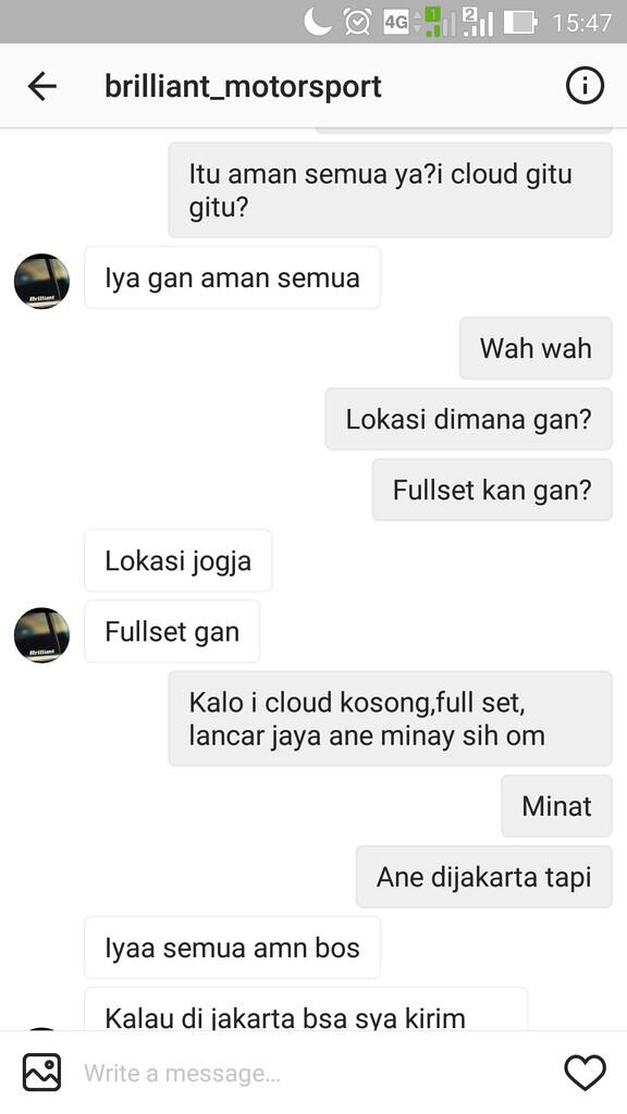 MOHON BANTUAN KEMUNGKINAN ADANYA PRAKTIK PENIPUAN