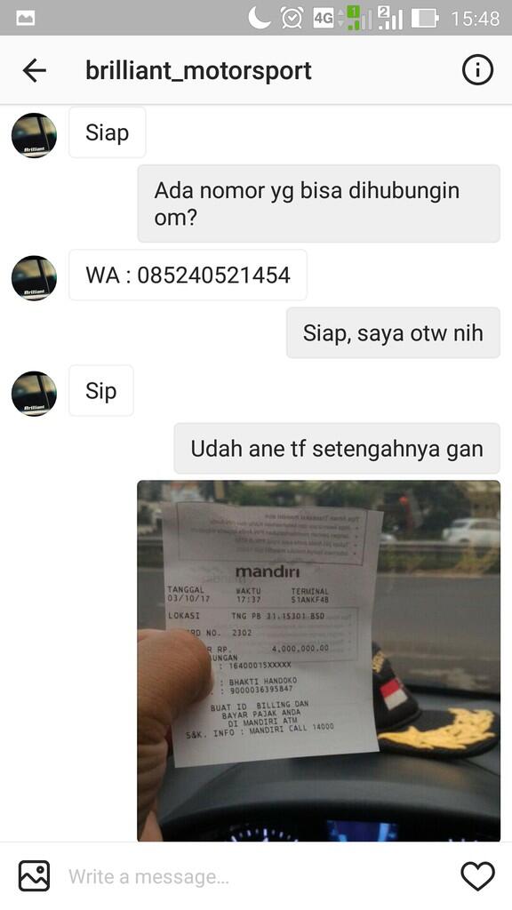 MOHON BANTUAN KEMUNGKINAN ADANYA PRAKTIK PENIPUAN