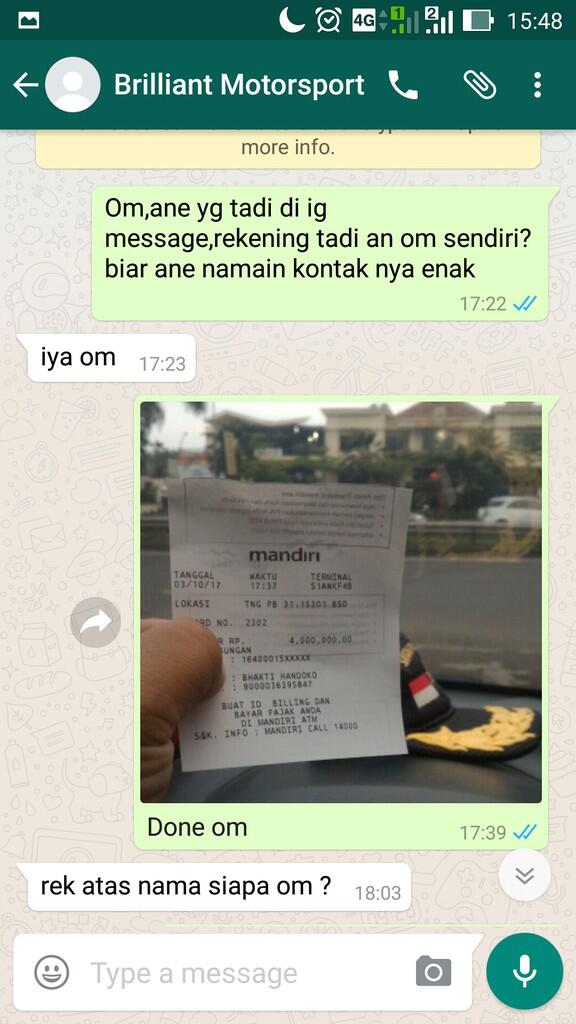 MOHON BANTUAN KEMUNGKINAN ADANYA PRAKTIK PENIPUAN
