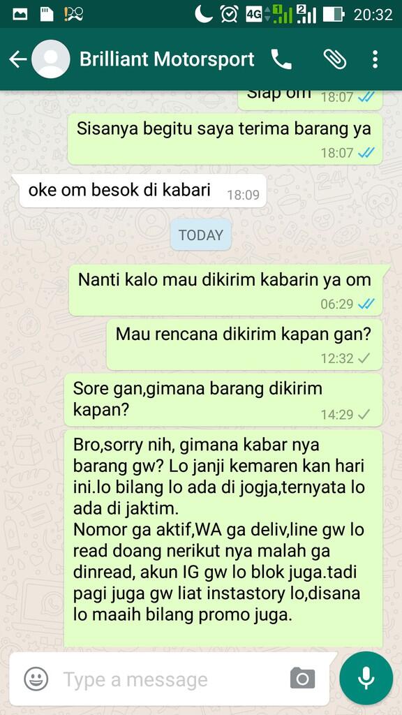 MOHON BANTUAN KEMUNGKINAN ADANYA PRAKTIK PENIPUAN