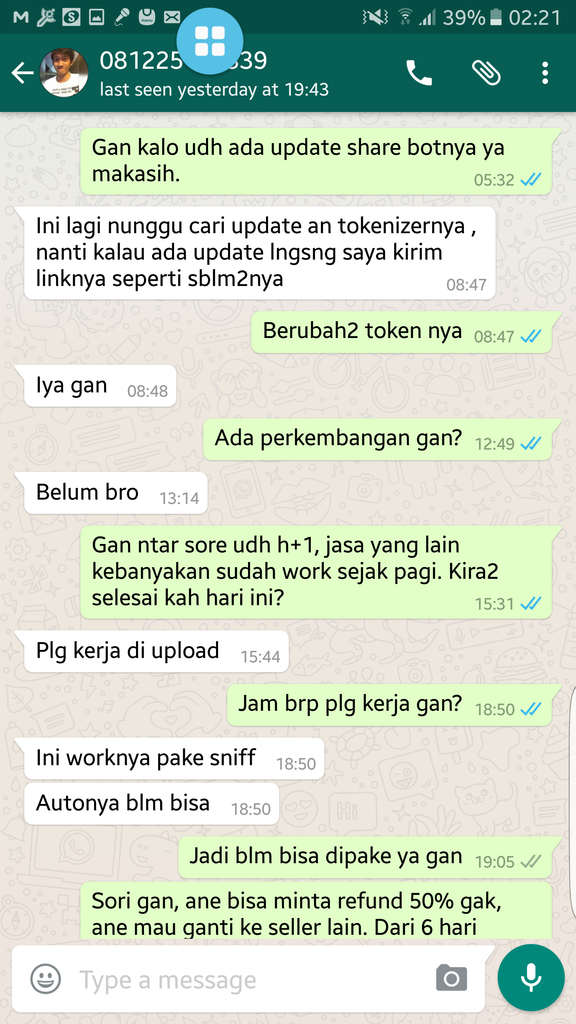 Waspada wanprestasi ID SaiBon ( Samuel Handoyo ) penipu