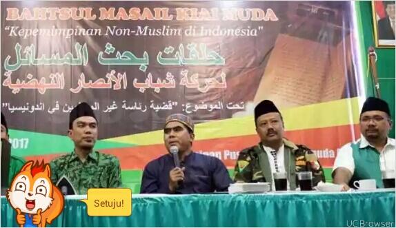 #Kiai Muda NU: Diperbolehkan Memilih Pemimpin Non Muslim