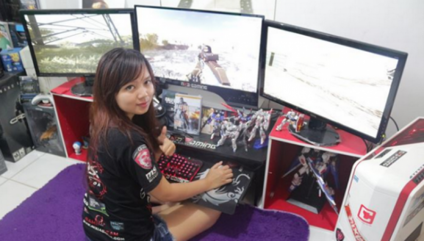 Hebat! Gamer Cantik Ini Berpenghasilan Ratusan Juta