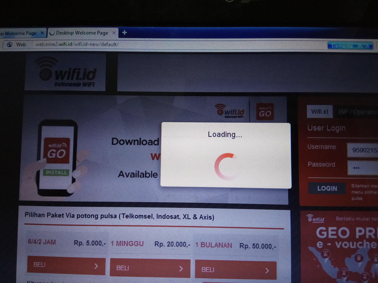 (ASK) tidak bisa login wifi id