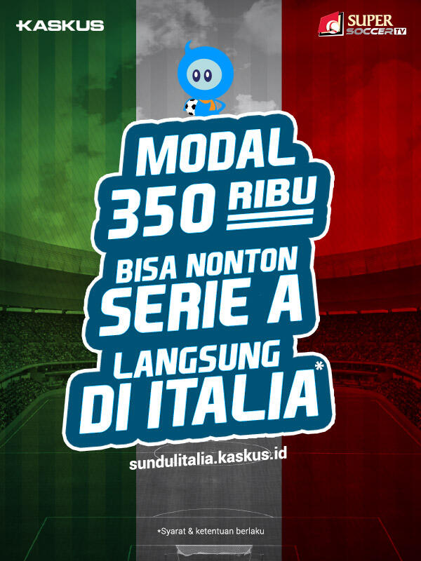 Mau Nonton Serie-A di Italia Cuma Modal Rp 350 ribu? Masuk Gan!