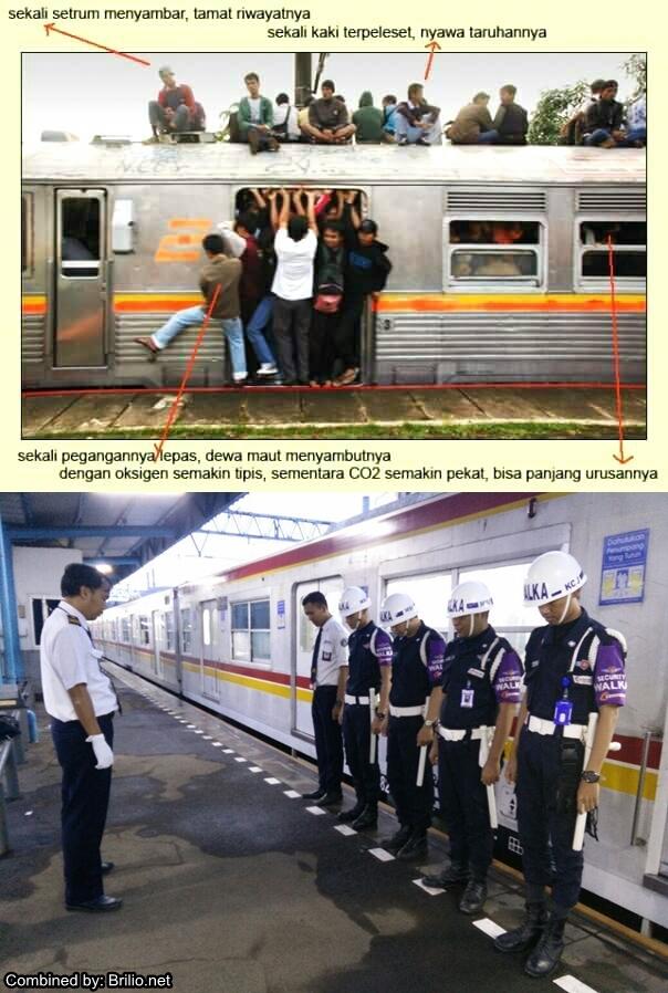 Amazing!!!! 8 Foto tunjukkan bagaimana drastisnya perubahan KRL dulu &amp; sekarang