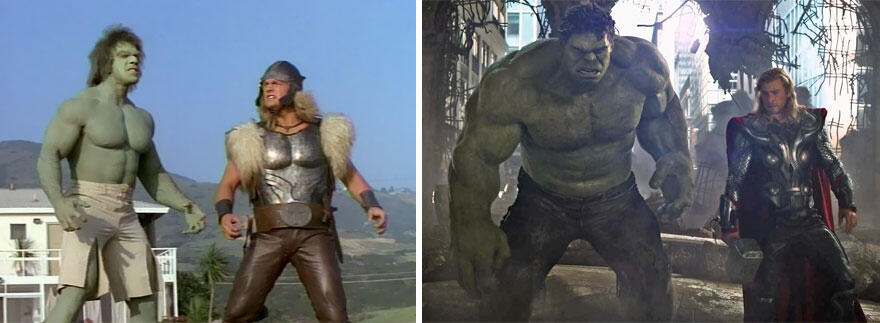 Bandingkan Gan Photo Superhero Dulu dan kini, Ayo Apa Bedanya?